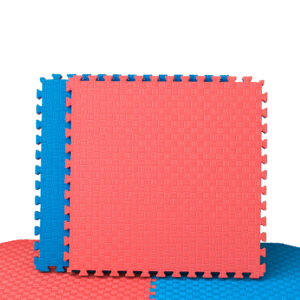 Odin Floor Guards Fitnessgulv 1000x1000x40 mm Rød/Blå - Odin