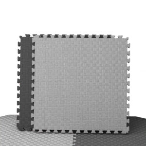 Odin Floor Guards Fitnessgulv 1000x1000x25 mm Grå/Sort - Odin