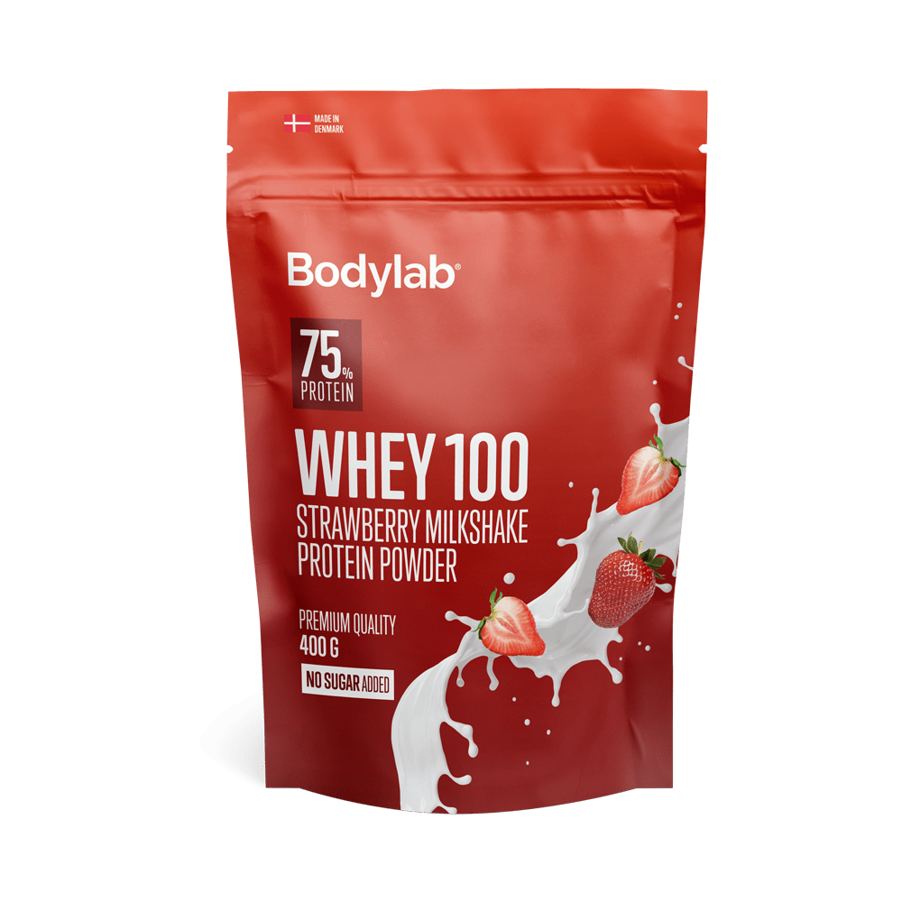 Bodylab Whey 100 Proteinpulver Strawberry Milkshake (2,4kg) - BodyLab