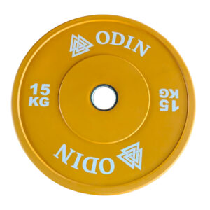 Odin Olympic Farvet Bumper Vægtskive 15kg (1 stk) - Odin