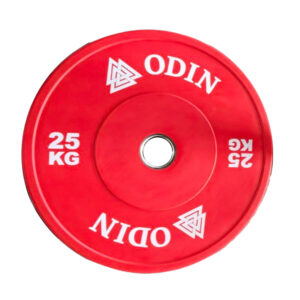 Odin Olympic Farvet Bumper Vægtskive 25kg (1 stk) - Odin