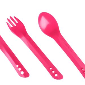 LifeVenture Camping Bestik Pink - LifeVenture