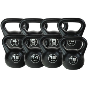 Odin Vinyl Kettlebell PAKKETILBUD (4, 6, 8, 10, 12, 14 ,16, 18kg) - Odin