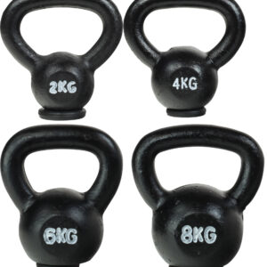 Odin Kettlebell Støbejern PAKKETILBUD (2, 4, 6, 8kg) - Odin