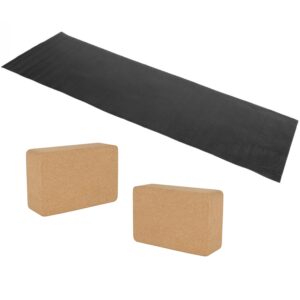 Odin Pakketilbud Yogamåtte + 2 stk Kork Yogablokke - Odin