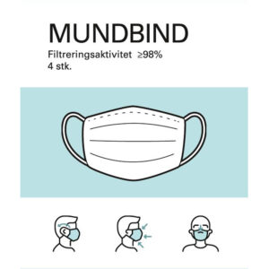 Mundbind Type 2R - 4 stk. -