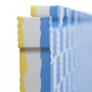 Nordic Fighter Floor Guards Gul/Blå 25mm (Medium Bløde) - Nordic Fighter