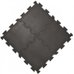 Nordic Fighter Gummi Floor Guards Fitnessgulv All Black 30mm - Nordic Fighter