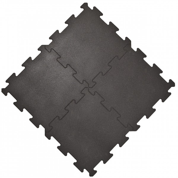 Nordic Fighter Gummi Floor Guards Fitnessgulv All Black 30mm - Nordic Fighter