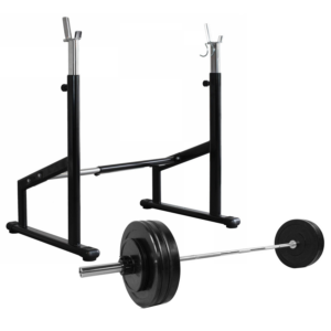 Odin Semi Pro Squat Rack + Vægte & Vægtstang (100kg) - Odin