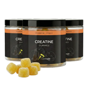 Creatine Gummies Fersken 3 x 60 stk. - PurePower