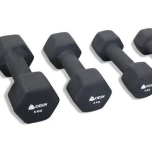 Odin Neopren Hex Håndvægte 1- 6 kg PAKKETILBUD (21 kg) - Odin