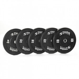 Thor Fitness Sorte Bumper Vægtskiver 20kg / 50mm (1 stk) - Thor Fitness