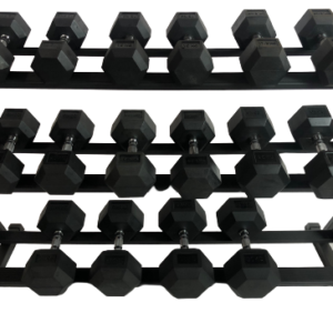 Odin 340kg Hex Set PAKKETILBUD (8 sæt håndvægte + rack) - Odin