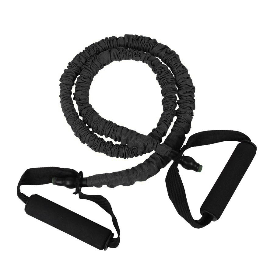 Odin Latex Exertube Deluxe Træningselastik Niveau 4 X-Hård Sort - Odin