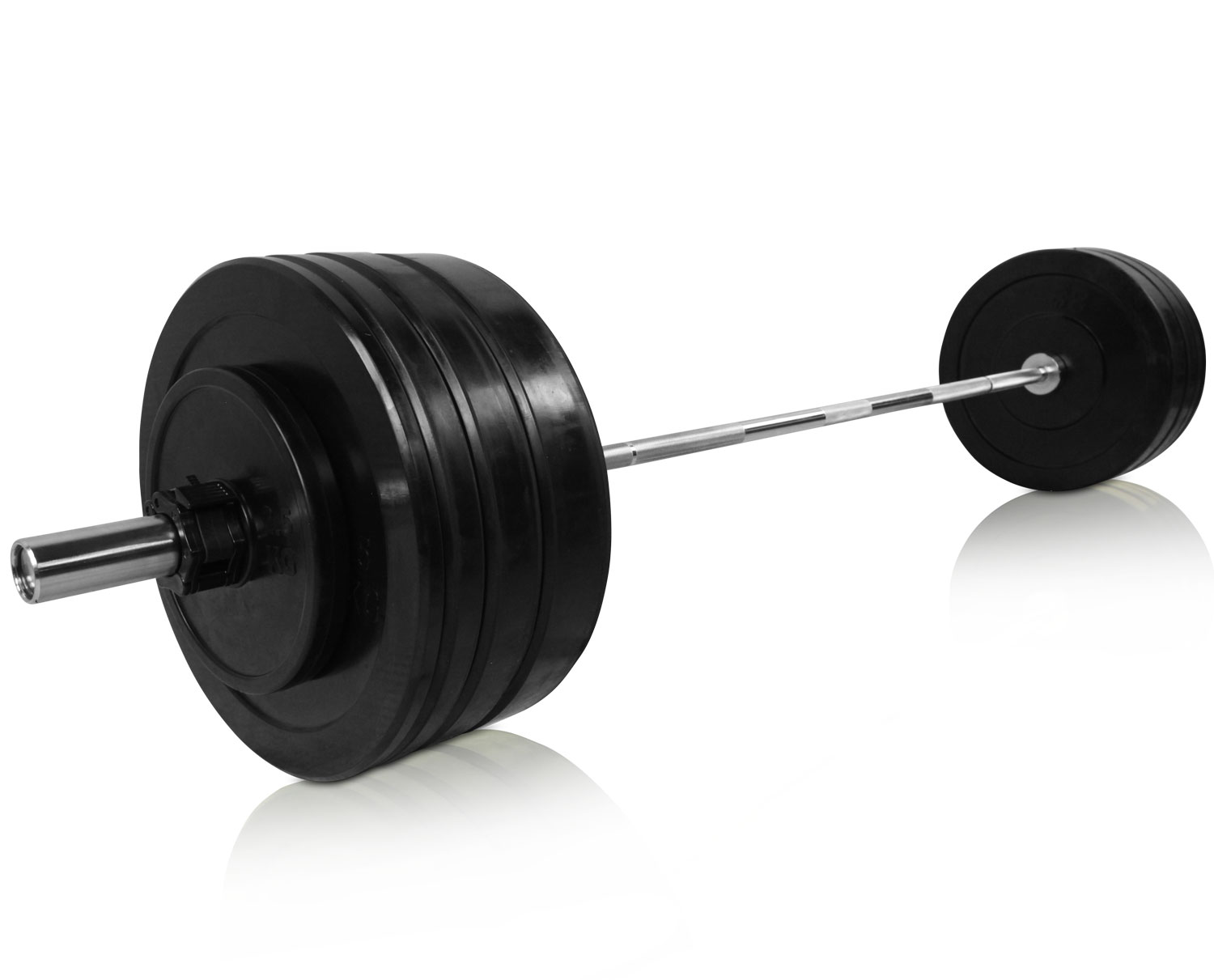 Odin Olympic Bumper Plates Vægtstangssæt 180kg - Odin