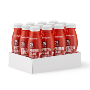 BodyLab Protein Shake - Strawberry Milkshake (12x330 ml) - BodyLab
