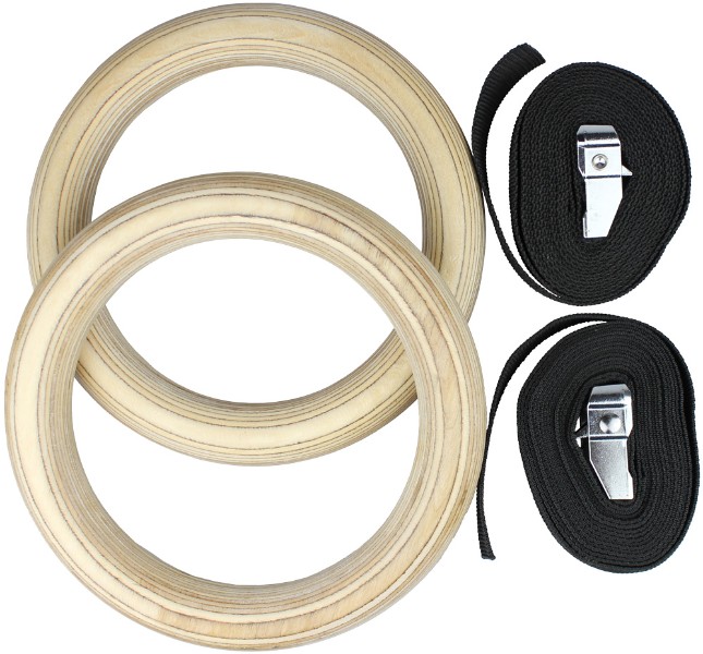 Odin Crossfit Pro Gymnastikringe Træ 33mm - Odin