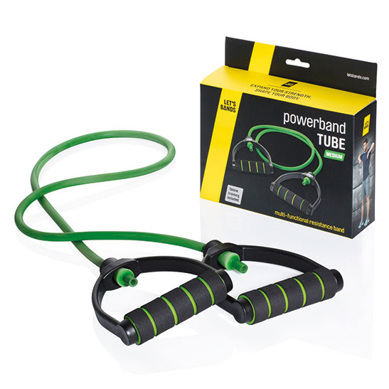 Lets Bands Powerbands Tube Grøn (medium) - Lets Bands