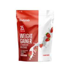 BodyLab Weight Gainer Jordbær Milkshake (1,5kg) - BodyLab