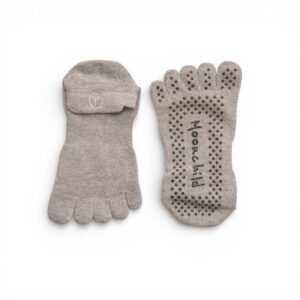 Moonchild Grip Socks Low Rise Heather Grey Str. L (42-44) - Moonchild
