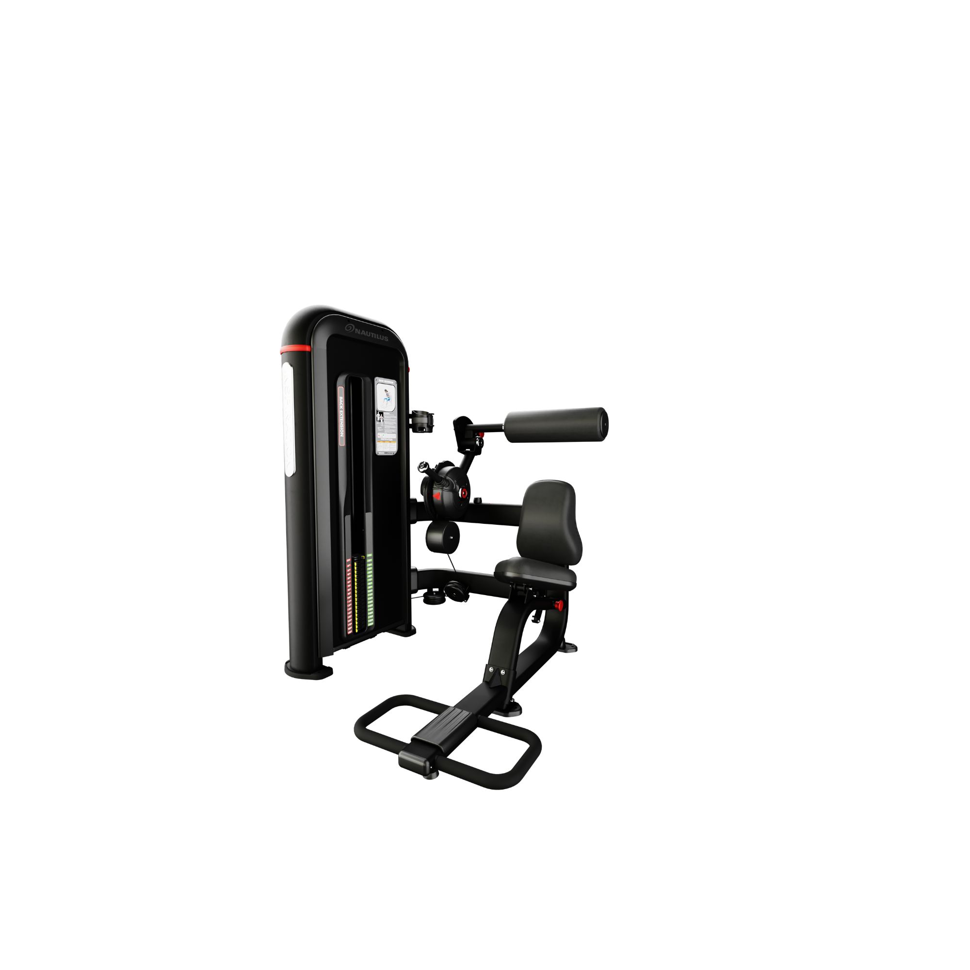 Nautilus Inspiration Back Extension rygmaskine sort 91 kg vægtmagasin - Nautilus