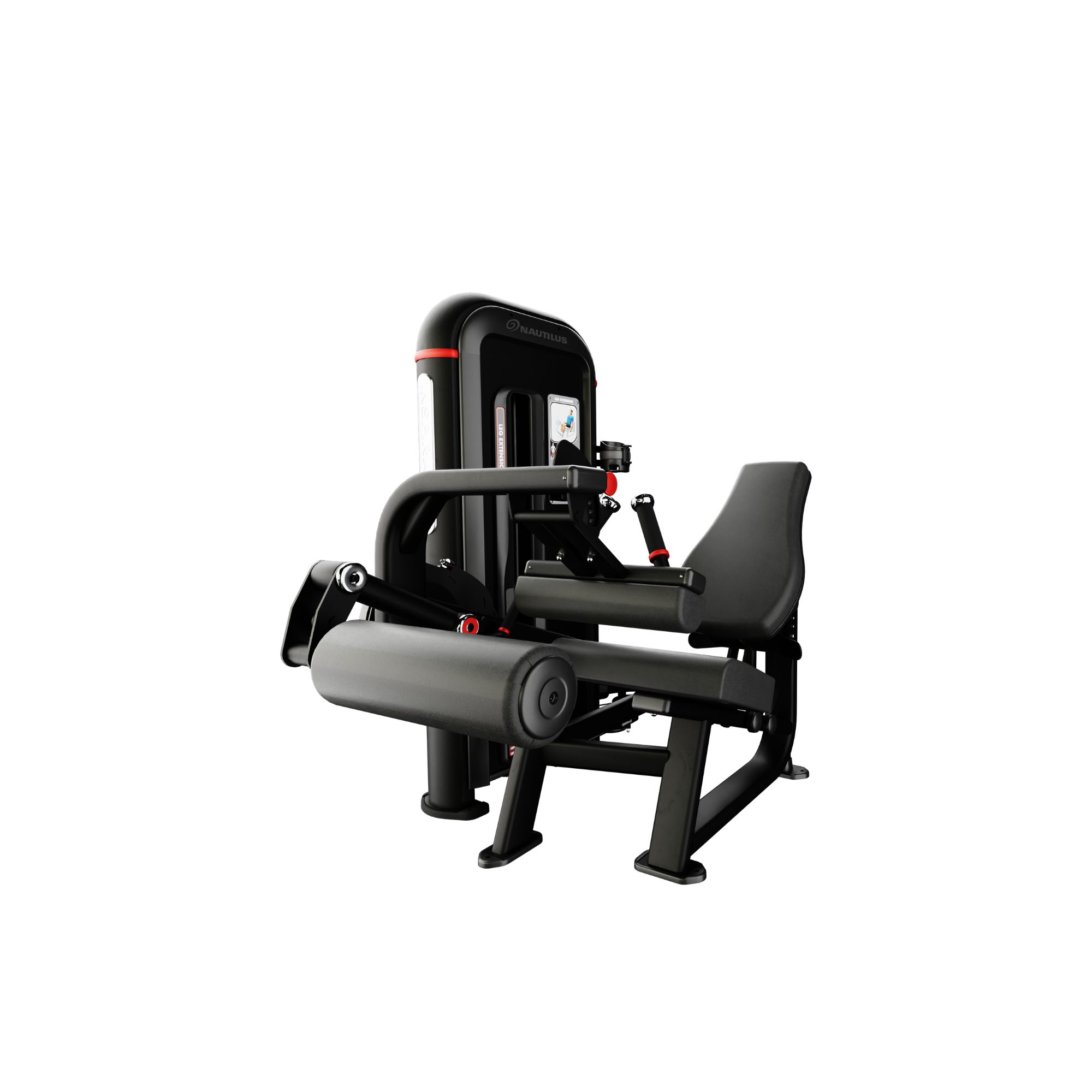 Nautilus Inspiration Leg Curl benpres maskine sort 109 kg vægtmagasin - Nautilus