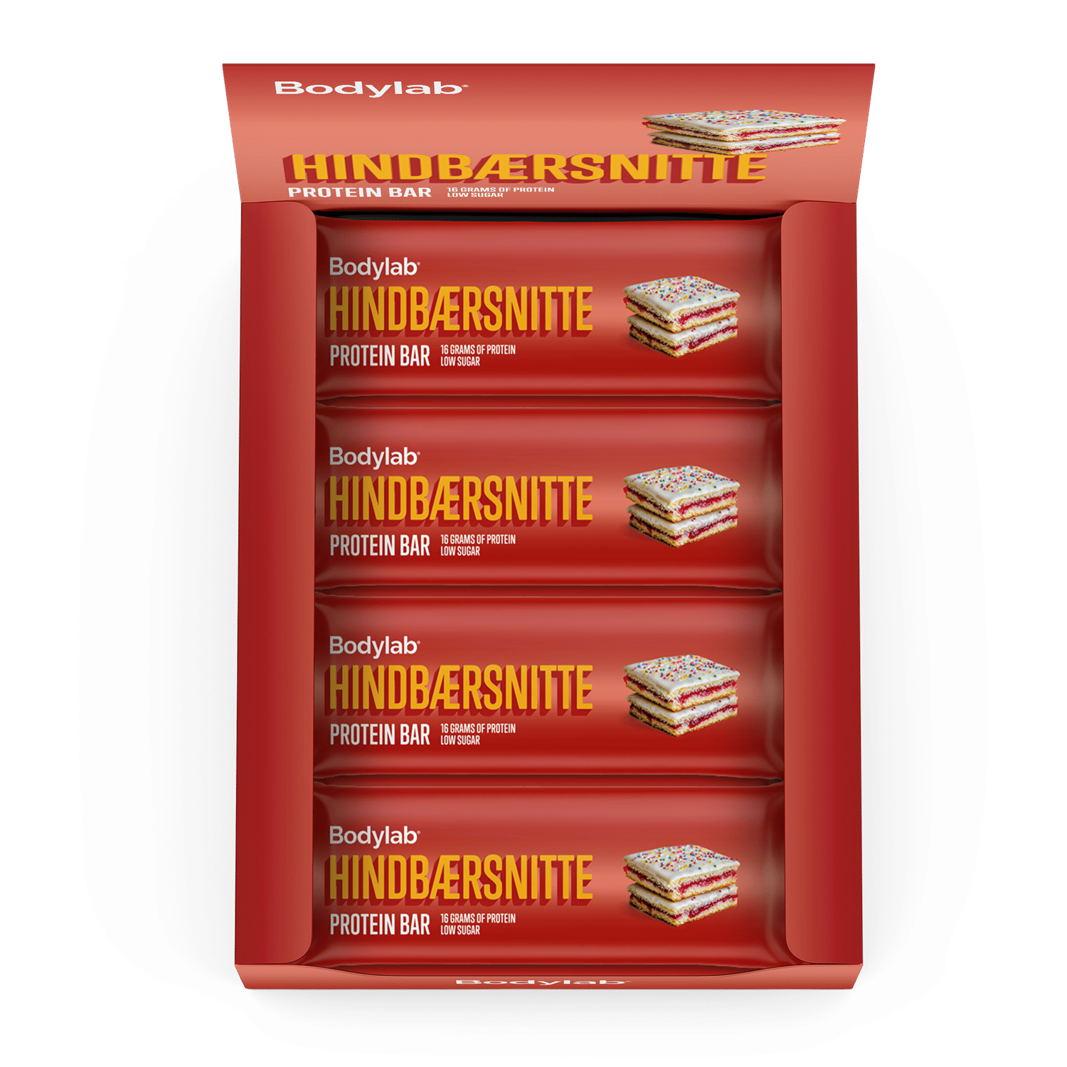Protein Bar (12 x 55 g) - Hindbærsnitte