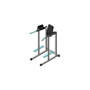 Inter Atletika Boltet Dips/Leg Raise station sort 165,7 cm - Inter Atletika