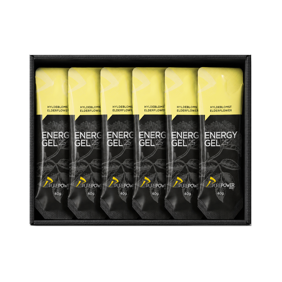 Energy Gel Hyldeblomst 12 x 40 g - PurePower