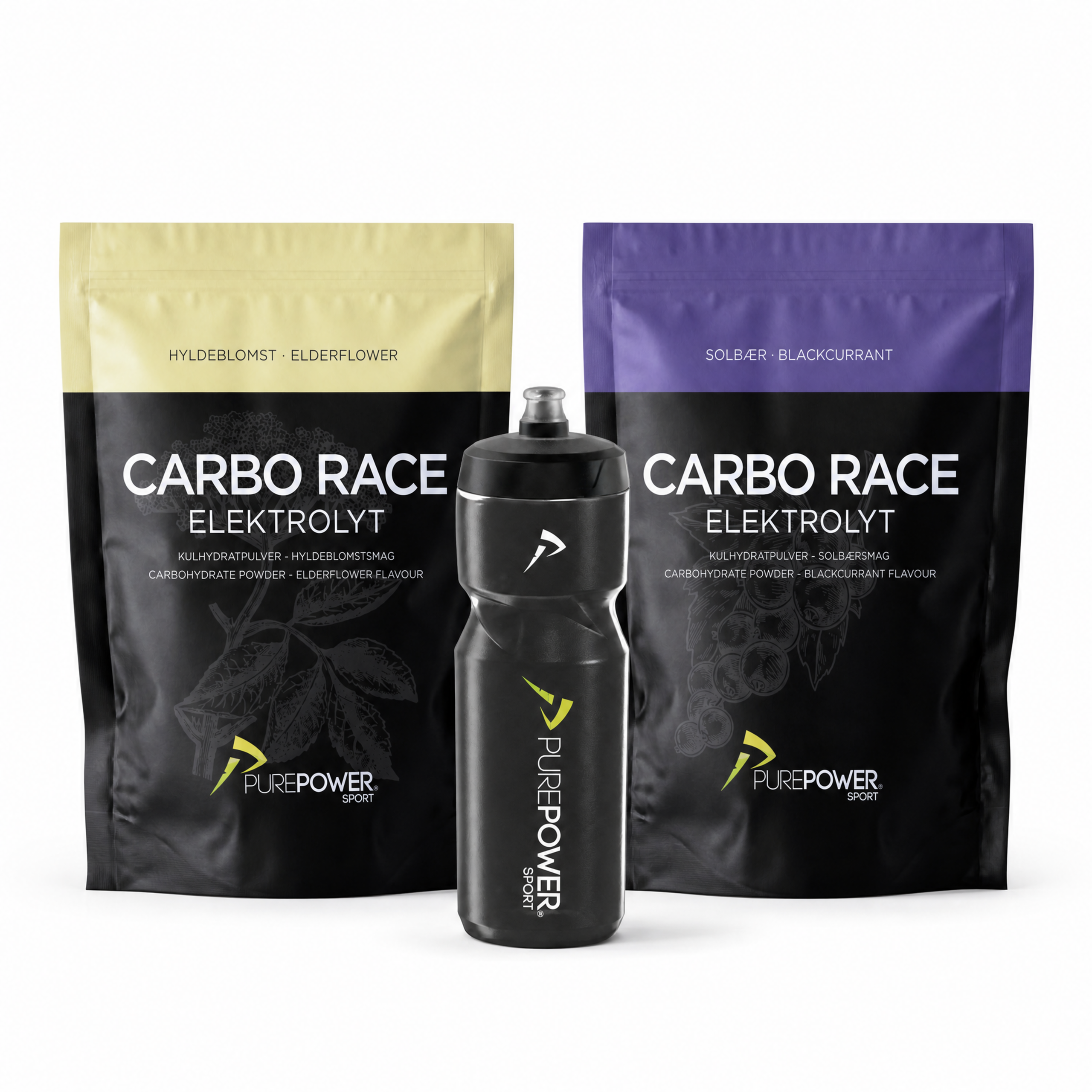 Summer Fuel Duo - 2 kg energipulver + gratis 800 ml drikkedunk - PurePower