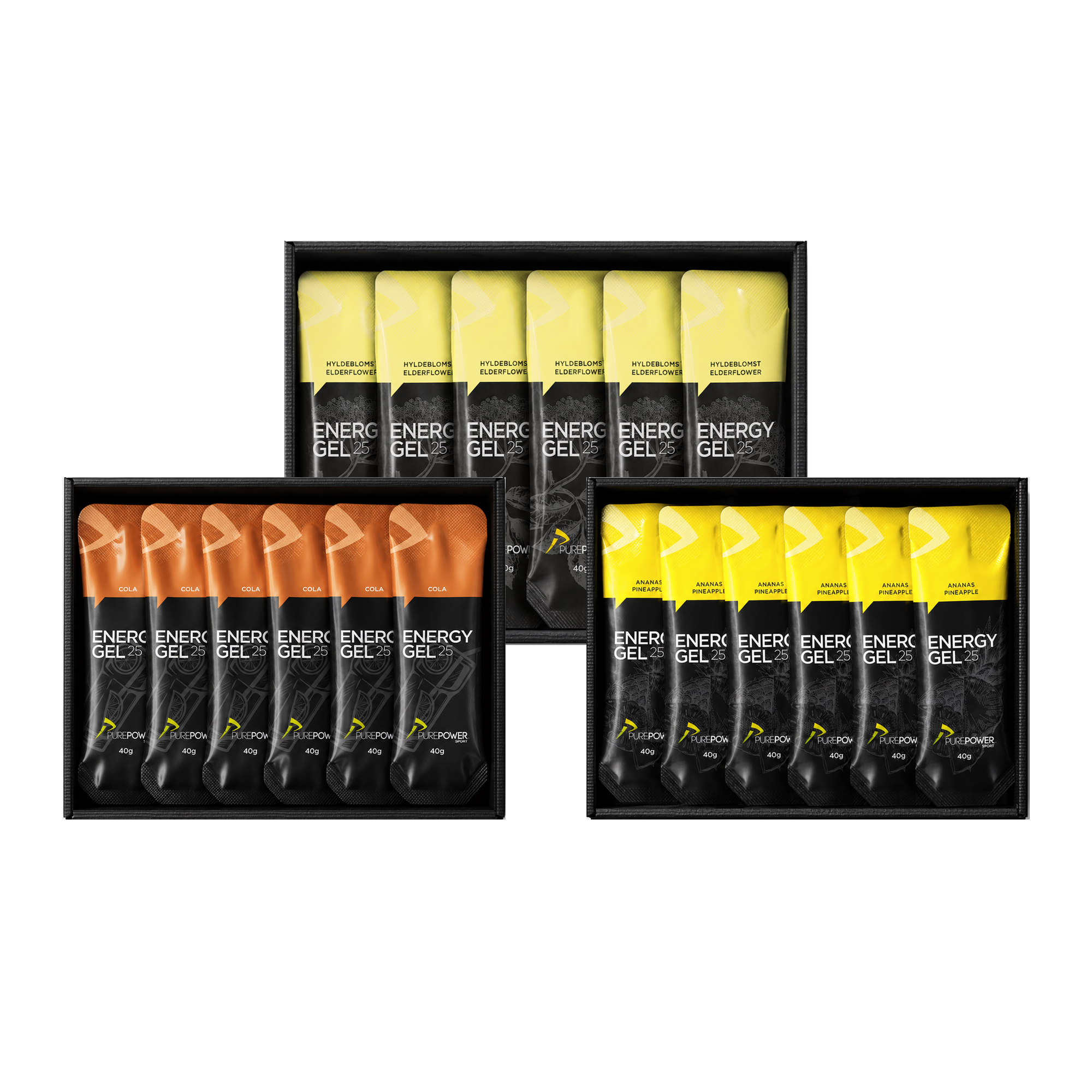Energy Gel Sommerpakken - 36 stk. - PurePower